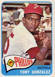 1965 Topps Baseball Cards      072      Tony Gonzalez